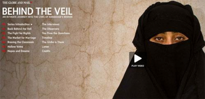 Behind the veil