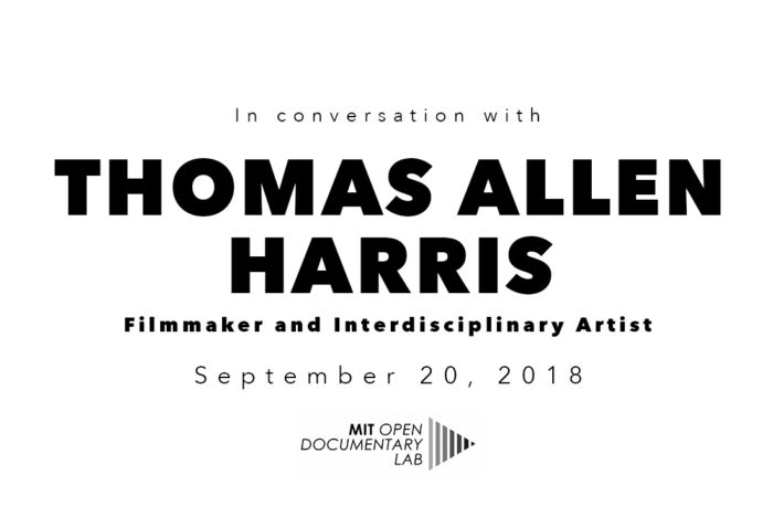 In conversation with Thomas Allen Harris: filmmaker and interdisciplinary artist. September 20, 2018.