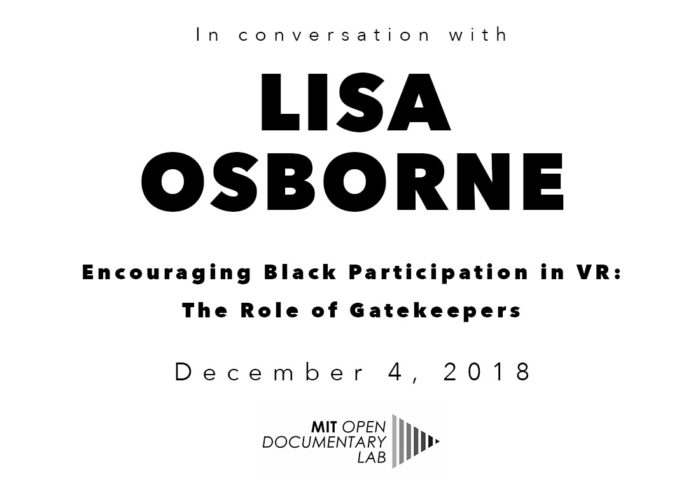 In conversation with Lisa Osborne: Encouragine Black Participation in VR. The Role of Gatekeepers.