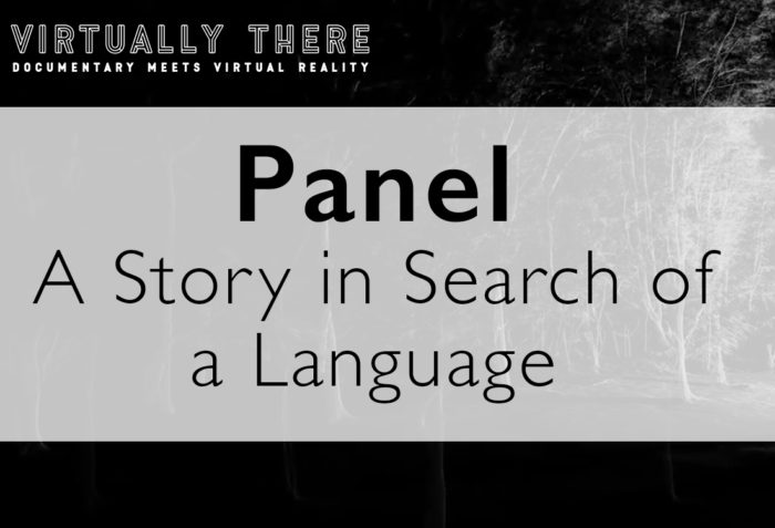 Virtually There: Panel, A Story in Search of a Language